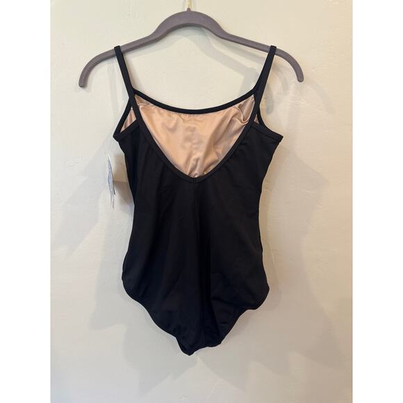 NWT Motionwear black camisole leotard AL - Picture 5 of 8